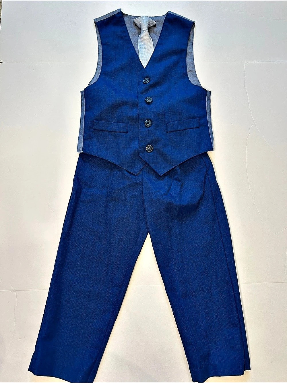 Nautica Boys' Blue Formal Vest & Pants Set | 4T